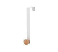 MSV Porte Serviette, patère Naya Blanc Mat & Bambou