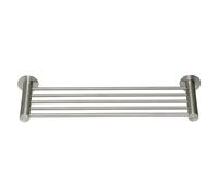 MSV Porte Serviettes étagère Mural en INOX SIWA Brossé