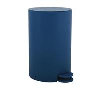 MSV - Poubelle à cosmétiques Modèle Osaki - 3 litres - Couvercle - Poubelle à Pédale pour Toilettes Salles de Bain - Compact - Petit Espace - avec Récipient intérieur Amovible - Bleu