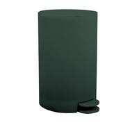 MSV - Poubelle à cosmétiques Modèle Osaki - 3 litres - Couvercle - Poubelle à Pédale pour Toilettes Salles de Bain - Compact - Petit Espace - avec Récipient intérieur Amovible - Vert Foncé