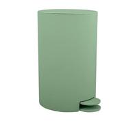 MSV - Poubelle à cosmétiques Modèle Osaki - 3 litres - Couvercle - Poubelle à Pédale pour Toilettes Salles de Bain - Compact - Petit Espace - avec Récipient intérieur Amovible - Vert Basile
