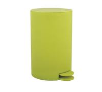 MSV - Poubelle à cosmétiques Modèle Osaki - 3 litres - Couvercle - Poubelle à Pédale pour Toilettes Salles de Bain - Compact - Petit Espace - avec Récipient intérieur Amovible - Vert
