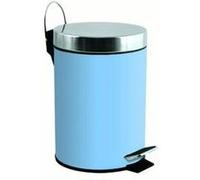 Poubelle ? P?dale Inox 3l Bleu Pastel