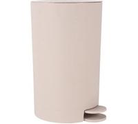 MSV Poubelle à pédale Osaki PP 3 L Beige – couvercle, récipient intérieur amovible