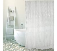 Rideau de douche - Bristol white - PVC - 180 x 200 cm - MSV