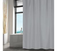 MSV Rideau de Douche Polyester 180x200cm Gris