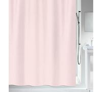 MSV Rideau de Douche Polyester 180x200cm Rose Poudré