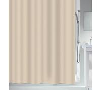 MSV Rideau de Douche Polyester Romana 180x180cm Beige
