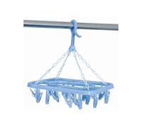 Mini séchoir chaussettes rectangulaire 18 pinces à linge