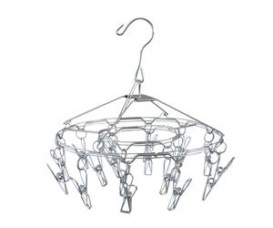 MSV - Séchoir à Chaussettes Rond en INOX 28,5 cm - Séchage Doux et Précis pour Chaussettes et Lingerie - Capacité Optimale, Robuste et Durable, Couleur INOX - Solution Efficace pour Petits Vêtements