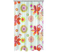 MSV Spirella, Rideau de Douche en PEVA Multicolore, Design Élégant et Résistant à l'eau, Idéal pour Salle de Bain, Dimensions 180 x 200 cm, Parfait pour Un Style Moderne