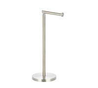 MSV Support de Porte Rouleau Papier Toilette WC + Support pour Rouleaux de Rechange 2 en 1 en Acier Inoxydable