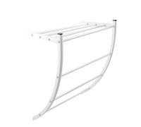MSV Support Porte-Serviettes Chromé, Blanc