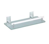 MSV Tabarca - Étagère en Aluminium et Verre, 30 x 13 cm