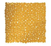 MSV - Tapis Antidérapant Fond de Douche - 100% PVC sans Phtalates - 53 x 53 cm - Safran - Surface Antidérapante pour Sécurité et Confort - Facile d'entretien