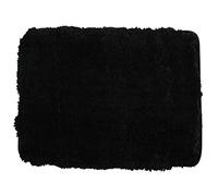 MSV - Tapis de Bain Microfibre - 50 x 70 cm - Noir - Confort Douillet - Absorption Rapide - Idéal pour Salle de Bain - Facile à Entretenir - Séchage Rapide