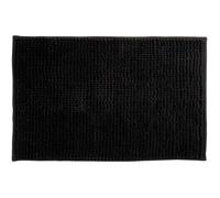 MSV Tapis de bain Microfibre CHENILLE 40x60cm Noir