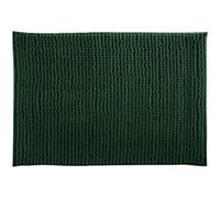 MSV - Tapis de Bain Microfibre Chenille - Poils Longs Anti-dérapant - Lavable en Machine - Boucle d'Accrochage Pratique - Confort et Hygiène Optimisés - Vert Pastel - Unitaire - 60x90 cm