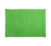 MSV Tapis de bain Microfibre chenille - Antidérapant, lavable en machine - 60x90 Vert Basil