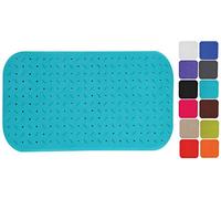 MSV Tapis Fond de Baignoire antidérapant Caoutchouc Class 36x65cm Bleu Ciel