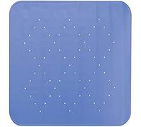 MSV Tapis Fond de Douche Caoutchouc Design 54x54cm Bleu
