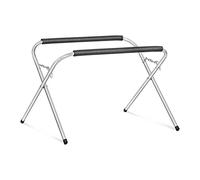 MSW Chevalet Support Pare-Brise, Pliable, Réglable, Acier, 220 kg | Tréteau De Carrosserie en X, Porte Pare-Brise, Barres Avec Mousse EPE, Tubes : ø 28 mm