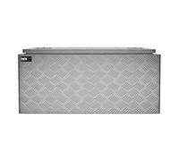 Expondo MSW Alubox en tôle striée - 90,5 x 44,5 x 40 cm - 172 L
