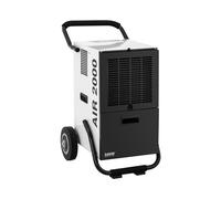 MSW Déshumidificateur Professionnel 50l/24h Surfaces 90 m2 Air Brassé 560 m3/h Réservoir 5,69 l et LED Séchoir de chantier Absorbeur d'humidité Électrique Industriel Cave et Garage