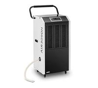 MSW Déshumidificateur Professionnel 90 l/jour Surfaces 150 m² Air Brassé 1129 m3/h avec Poignée Séchoir de chantier Absorbeur d'humidité Électrique Industriel Cave et Garage