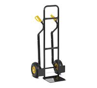 MSW Diable De Transport Chariot De Manutention Outil 250kg MSW-HT-250 (Capacité De Charge 250 kg, Bavette 30 x 25 cm, Entretien Aisé, avec Pneus, Acier & Caoutchouc)