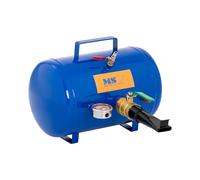 MSW Gonfleur Booster De Pneu Sans Chambre Tubeless Canon À Air Compresseur Voiture Bonbonne Gonflage MSW-TY-1 (19,5 l, 8 Bars, Soupape De Sécurité, Manomètre, Carter En Fer Peint Par Poudrage)
