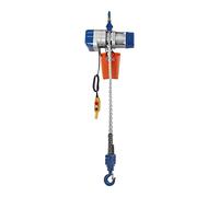 MSW Palan À Chaine Électrique De Levage Manutention Treuil PROLIFTOR 2000 (Capacité 2 Tonnes, Puissance Moteur 1 100 W, Hauteur De Levage 6 m, Vitesse 2,5 m/min, Maillons 8 x 24 mm)