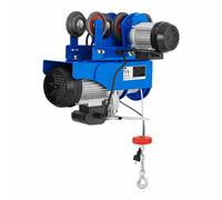 MSW PROCAT 1200 Chariot Porte-Palan Treuil Électrique (Capacité de 990 kg, Alimentation 230V/7,8 A, Moteur Électrique de 1 800 W, Dispositif De Réduction De Tension)