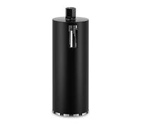 MSW Scie Trépan Diamant Cloche Béton Diamantée Mèche Emporte-Pièce Foret Pour Carotteuse Carottage Trous MSW-DCD-400/160 (ø 160 mm x 400 mm, Raccord 1 ¼" (UNC 7), Voie Sèche/Humide, Acier & Diamant)
