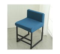Mswborml Imprimé Housse de Tabouret de Bar avec Petit Dossier Lot de 4/2, Industriel Housse pour Tabouret de Bar Carré, Scandinave Couvre Siege Tabouret de Bar avec Fond Élastique, Lavable,J,2PCS