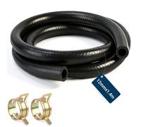 msymsyu Tuyau Carburant 1.4 m, Durite Gasoil 12mm avec 2 Colliers Serrage