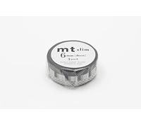 MT MASKING TAPE Slim Set de 3 rouleaux adhésifs de décoration en papier washi 6mm x 7m, Deco F