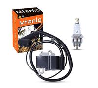 Mtanlo Bobine d'Allumage Module pour Dolmar PS-460 PS-500 PS-510 PS-4600S Remplacement Tronçonneuse 181143204,Bobine d'Allumage Tronçonneuse Accessoires Pièces avec Bougie d'Allumage