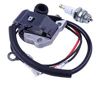 Mtanlo Bobine d'Allumage pour Stihl MS250 025 MS230 023 MS210 021 Tronçonneuse Remplacer avec L7T/BPMR7A Bougie d'Allumage 0000 400 1306,Bobine d'Allumage MS250 kit