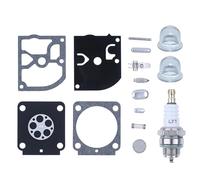 Mtanlo Joint de Carburateur pour Stihl FS 38 45 55 46 FS38 FS45 FS55 FS46 HS45 BG45 BG85 MM55 BT45 C1Q-S66 Tondeuse, Carburateur Joint Membrane Kit de Réparation avec Bougie d'Allumage