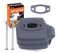 Mtanlo Joint D'échappement De Silencieux Pour Husqvarna 51 55 50 Rancher Tronçonneuse Partie 501768801, Silencieux, Boulons, Joint De Silencieux, écrou