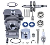 Mtanlo Kit Cylindre Piston pour Stihl MS291 MS291C MS271 MS271C Tronçonneuse, Cylindre avce Roulements, Joints d'huile, Bougie d'allumage, Remplacer 1141 020 1206