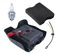 Mtanlo Kit de Filtre à Air pour Moteur de Débroussailleuse - Accessoire avec Couvercle et Boîtier pour Coupe-Bordures 40-5CG430