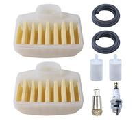 Mtanlo Kit de Filtre à air Trousse de Mise au Point pour Husqvarna 362 365 371 372 372XP tronçonneuse avec Filtre à Carburant Ligne d'huile pièces de Rechange pour 503814502