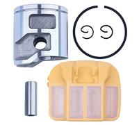 Mtanlo Kit de Piston 43mm avec Filtre à Air adapté pour Husqvarna 545 550XP 550XPG tronçonneuses remplacer 577 04 7002
