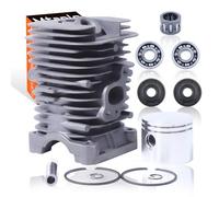 Mtanlo Kit de Piston de Cylindre 41,1mm pour Tronçonneuse Poulan 1900 1950 1975 2025 2050 2055 2075 2150 2150Pr 2175 2250 2375 Woodshark 2025 2250 1900 PN 530 06 96-06 530 04 71-27
