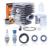 Mtanlo Kit de Piston de Cylindre 48MM pour Husqvarna 261 261 EPA 262 262XP 262XPH Tronçonneuse PN 503907971 503541171 503541172 Joints Huile Filtre à Carburant Tube de Carburant Valve de Décompression