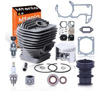 Mtanlo Kit de Piston de Cylindre 56MM pour Stihl MS660 MS660W MS660M 066 066W 066M 066BR MS640 MS650 MS650M MS650R 064 064W 064R Tronçonneuse Nikasil 1122 020 1211, 1122 020 1209