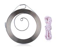 Mtanlo Kit de ressort de rappel pour débroussailleuse Stihl HL45 FS38 FS45 FS46 FS55 FS55C FS55R KM55 KM55C KM55R KM55RC Ressort avec corde de démarrage, remplacement 4140 190 0601