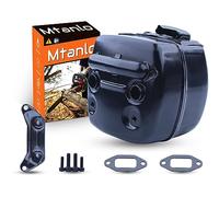 Mtanlo Silencieux pour Husqvarna 390xp 390 390 385xp Tronçonneuse, Silencieux D'échappement 544029104, Kit de Pot Échappement avec Support Joints Vis